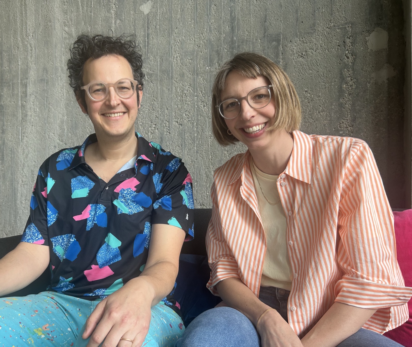 Thellma-Gründer Michael Glass und Dr. Theresa Oehm